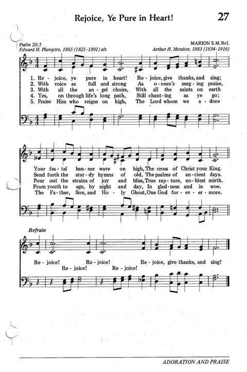 Seventh-day Adventist Hymnal page 27