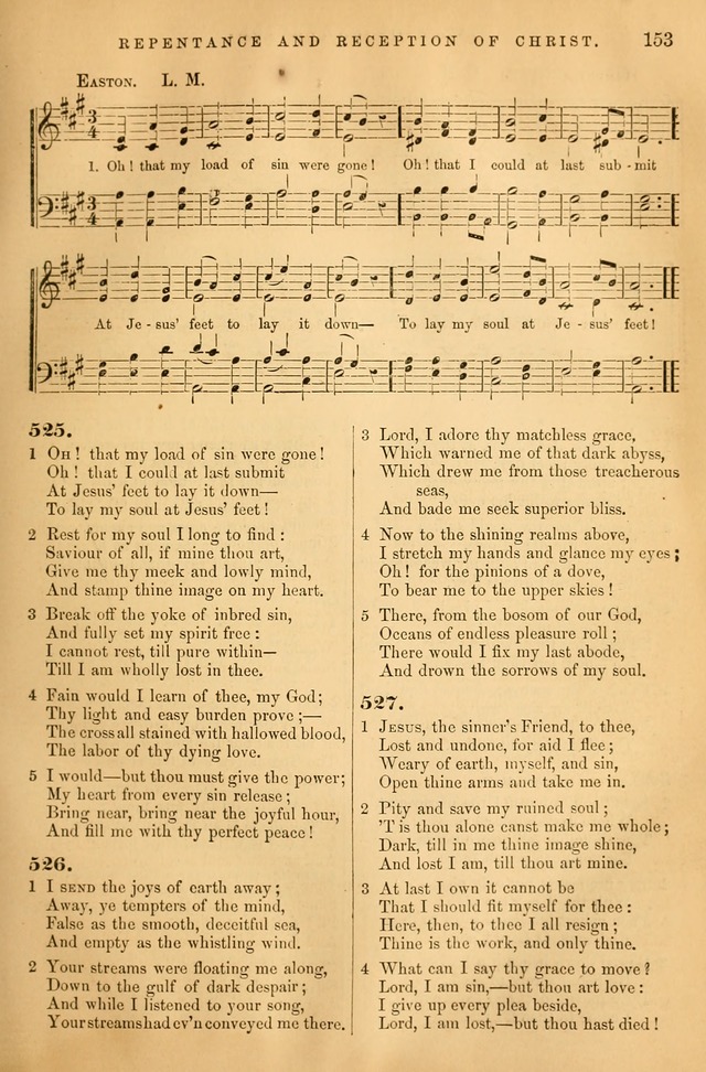 Songs for the Sanctuary: or hymns and tunes for Christian Worship page 154