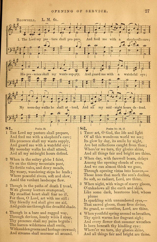 Songs for the Sanctuary: or hymns and tunes for Christian Worship page 28