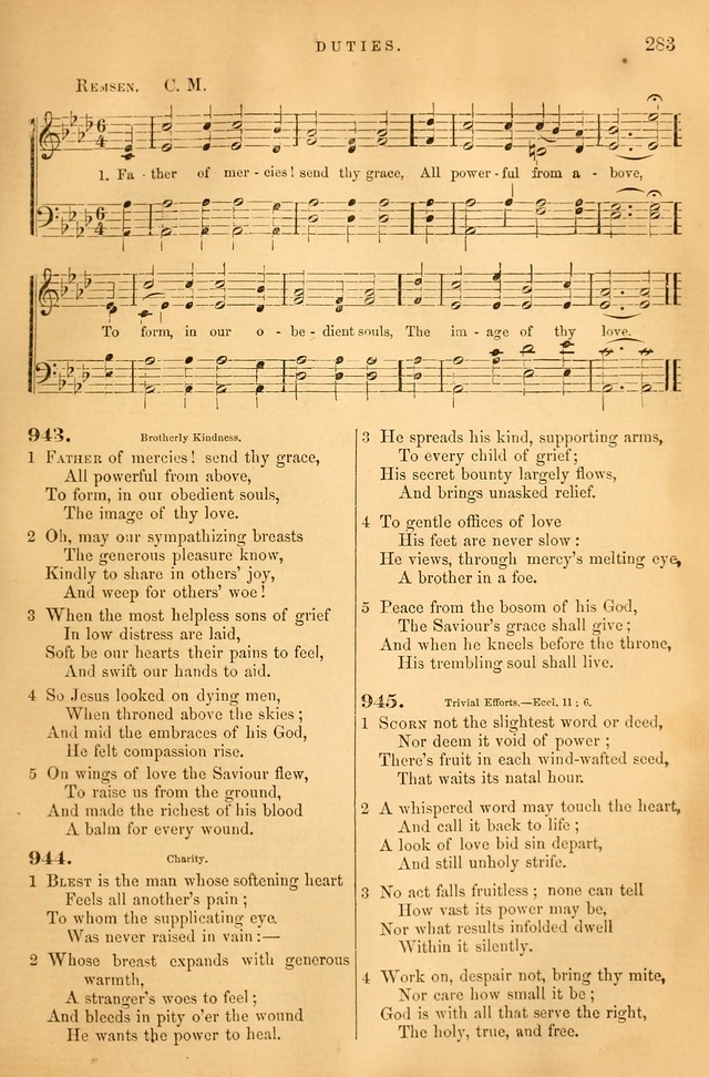 Songs for the Sanctuary: or hymns and tunes for Christian Worship page 284