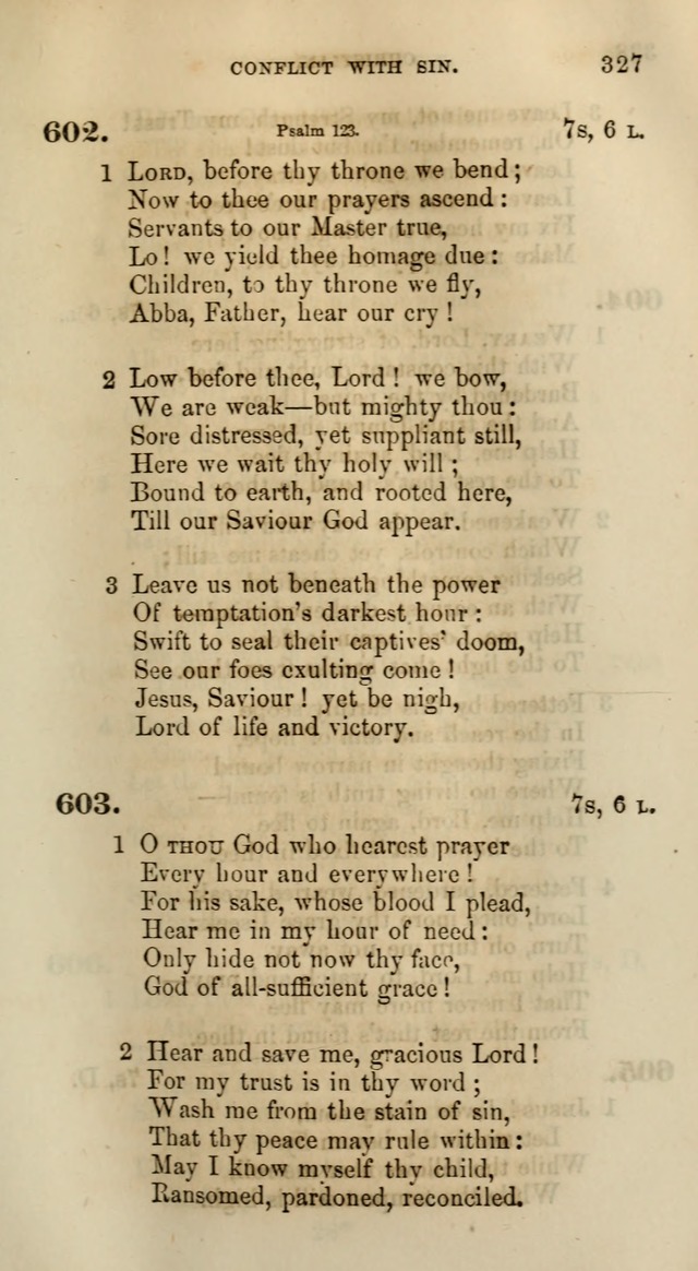 Songs for the Sanctuary; or, Psalms and Hymns for Christian Worship (Words only) page 327