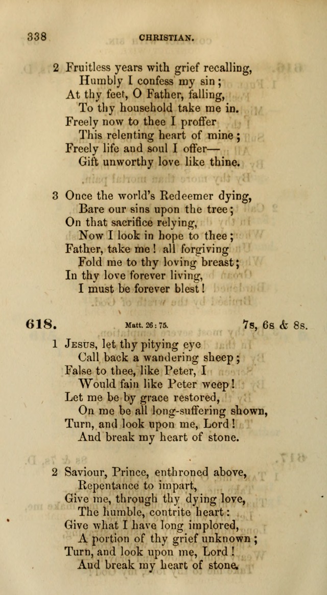 Songs for the Sanctuary; or, Psalms and Hymns for Christian Worship (Words only) page 338