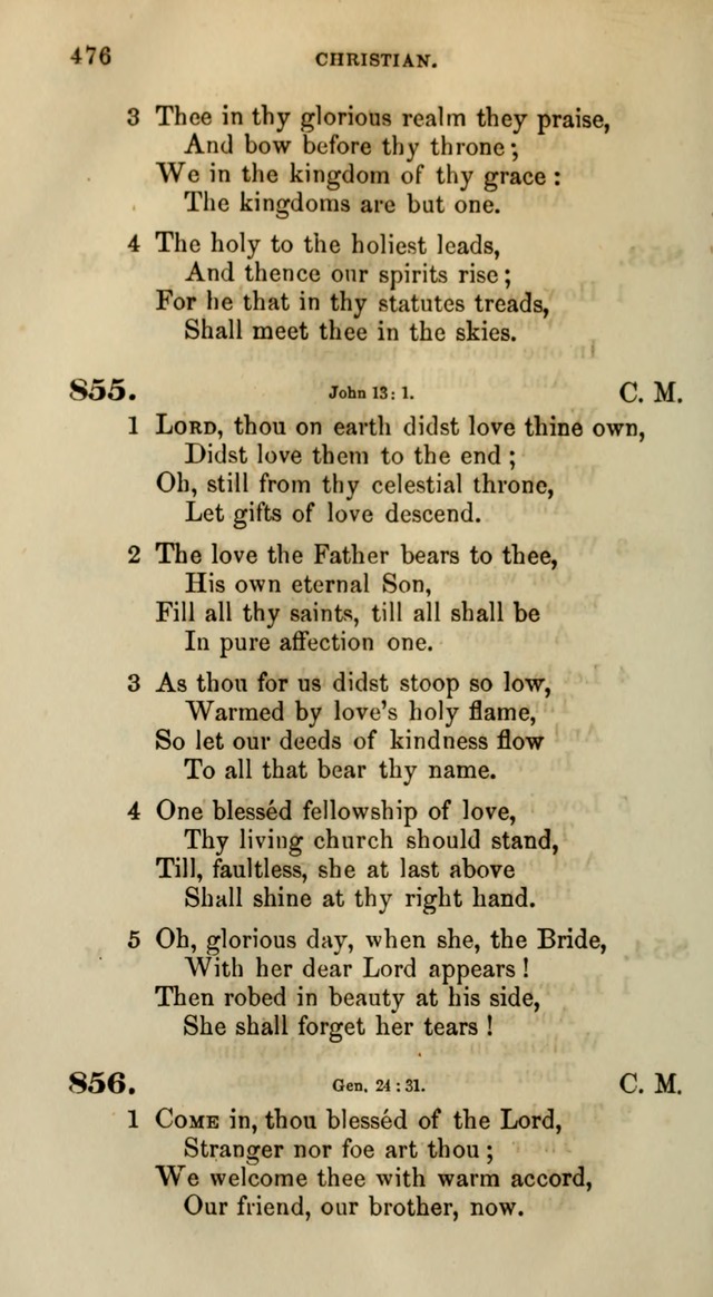 Songs for the Sanctuary; or, Psalms and Hymns for Christian Worship (Words only) page 476