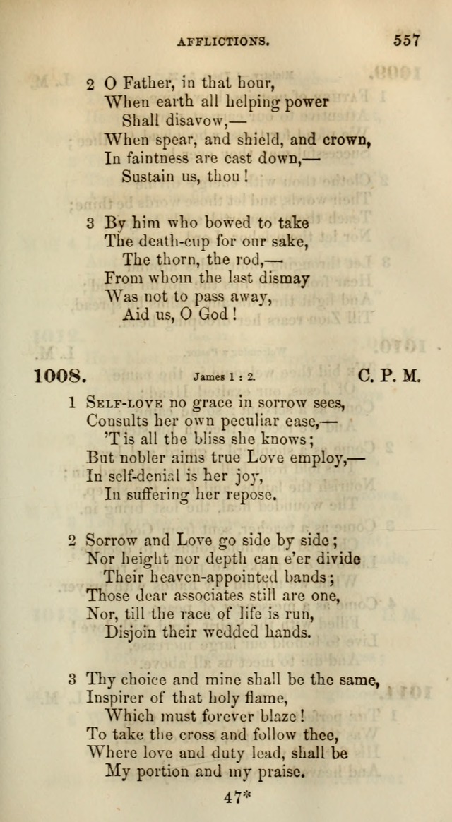 Songs for the Sanctuary; or, Psalms and Hymns for Christian Worship (Words only) page 557
