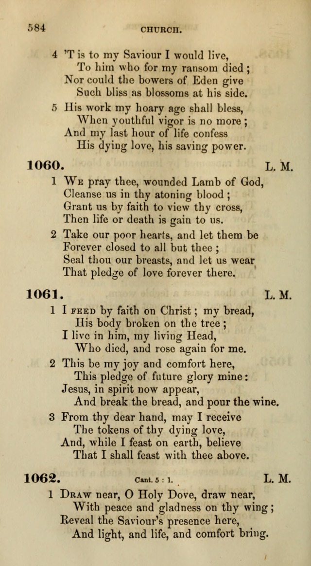 Songs for the Sanctuary; or, Psalms and Hymns for Christian Worship (Words only) page 584