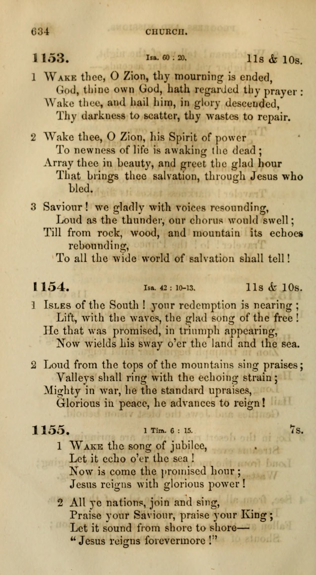 Songs for the Sanctuary; or, Psalms and Hymns for Christian Worship (Words only) page 634