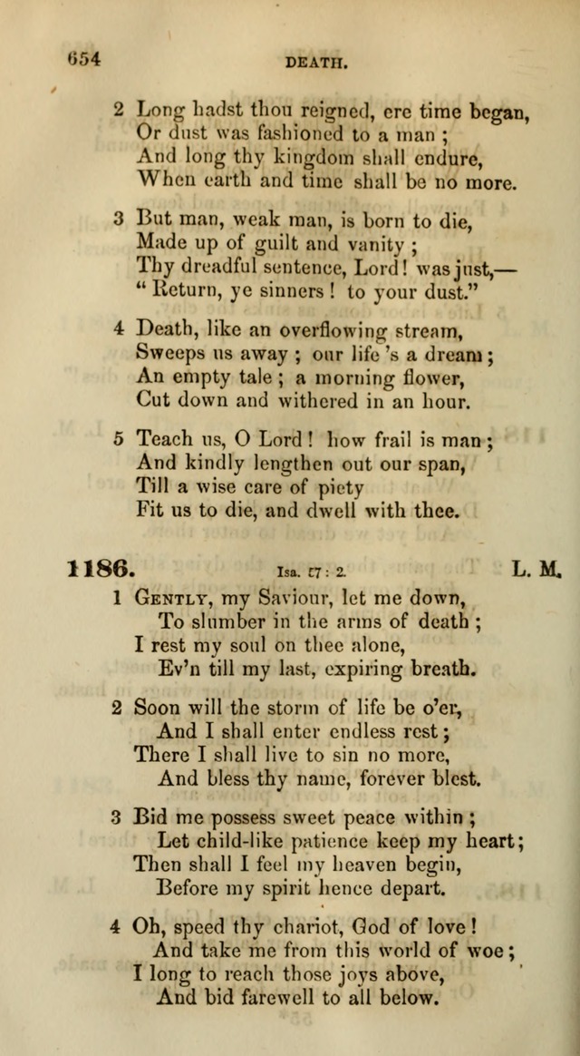 Songs for the Sanctuary; or, Psalms and Hymns for Christian Worship (Words only) page 654