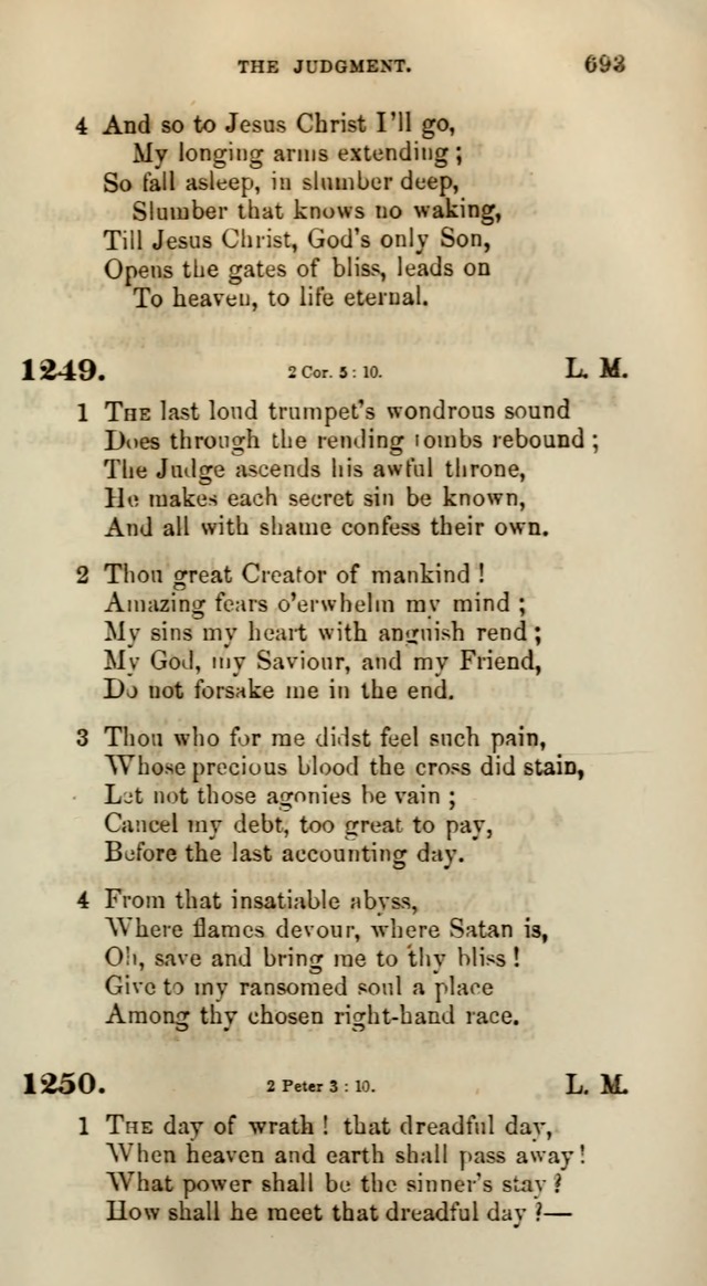 Songs for the Sanctuary; or, Psalms and Hymns for Christian Worship (Words only) page 693