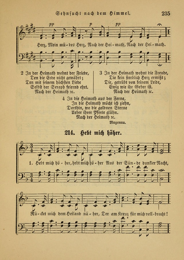 Sonntagsschul-Gesangbuch der Reformirten Kirche in den Vereinigten Staaten page 235