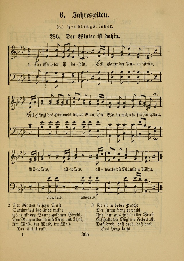 Sonntagsschul-Gesangbuch der Reformirten Kirche in den Vereinigten Staaten page 305