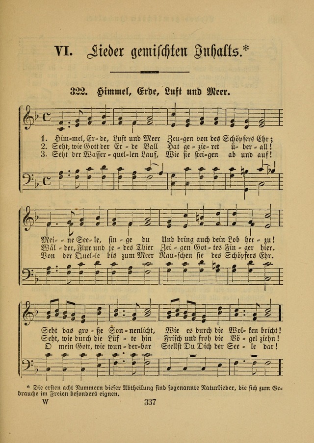 Sonntagsschul-Gesangbuch der Reformirten Kirche in den Vereinigten Staaten page 337