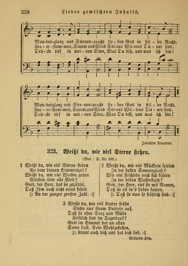 Sonntagsschul-Gesangbuch der Reformirten Kirche in den Vereinigten Staaten page 338