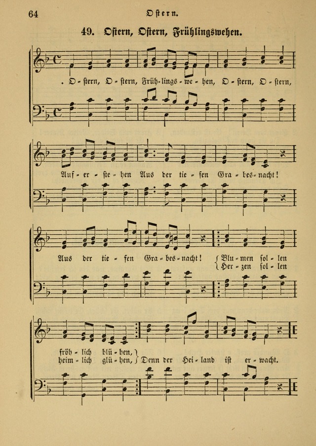 Sonntagsschul-Gesangbuch der Reformirten Kirche in den Vereinigten Staaten page 64