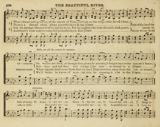 Song Garland; or, Singing for Jesus: a new collection of Music and Hymns prepared expressly for Sabbath Schools page 106