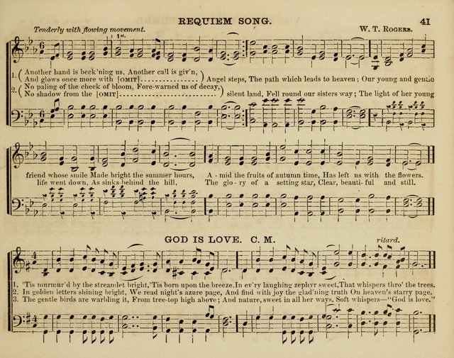 Song Garland; or, Singing for Jesus: a new collection of Music and Hymns prepared expressly for Sabbath Schools page 41