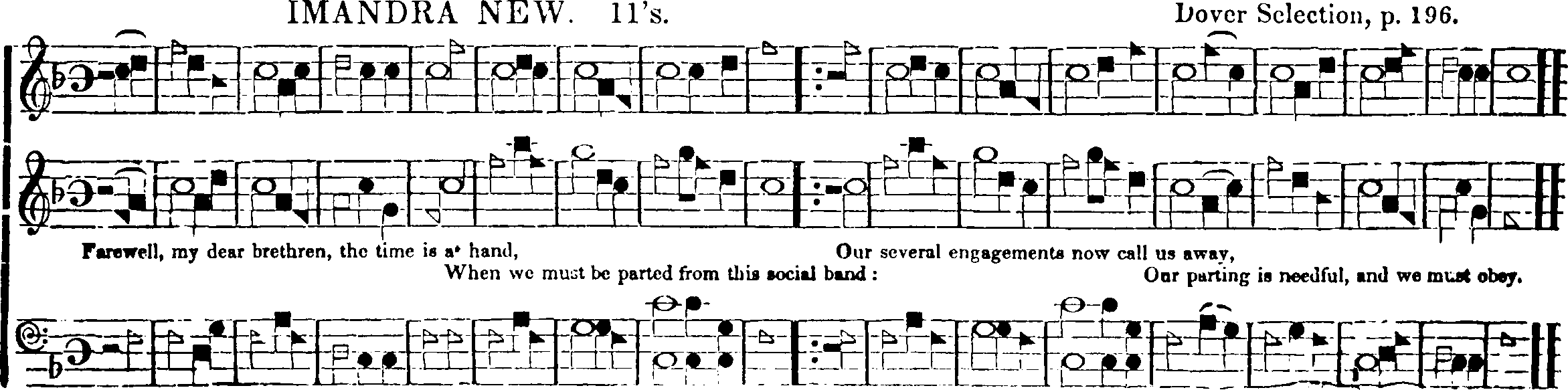 The Southern Harmony, and Musical Companion (New ed. thoroughly rev. and much enl.) page 332