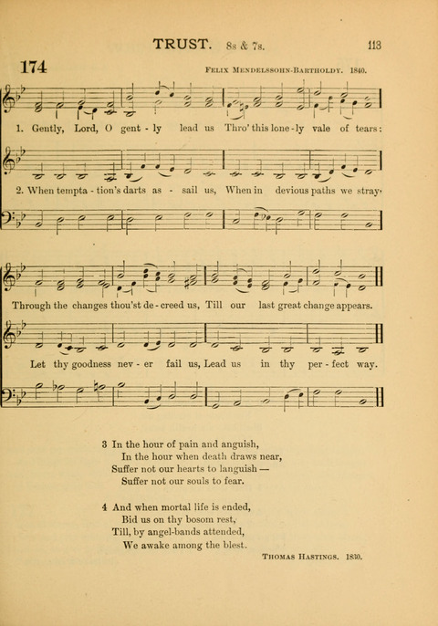 The School Hymnary: a collection of hymns and tunes and patriotic songs for use in public and private schools page 113