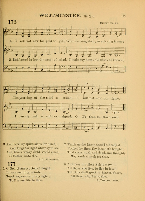 The School Hymnary: a collection of hymns and tunes and patriotic songs for use in public and private schools page 115