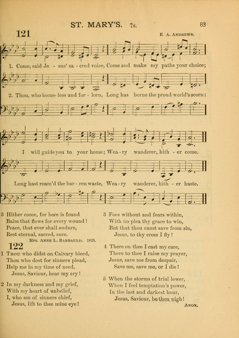 The School Hymnary: a collection of hymns and tunes and patriotic songs for use in public and private schools page 83