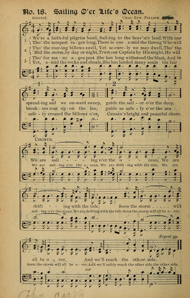 Sweet Harmonies: a new song book of gospels songs for use in revivals and all religious gatherings, sunday-schools, etc. page 12