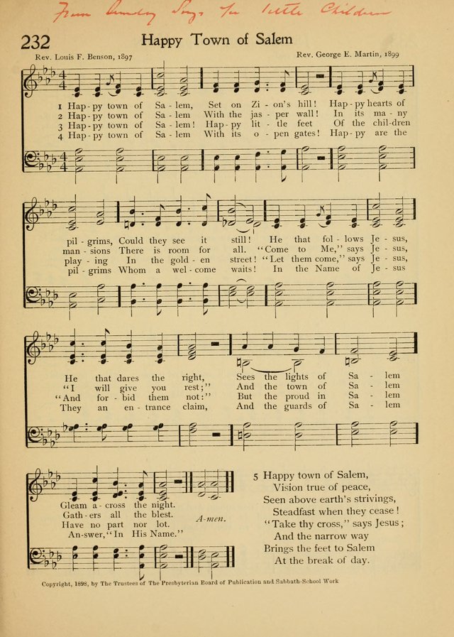 The School Hymnal page 230