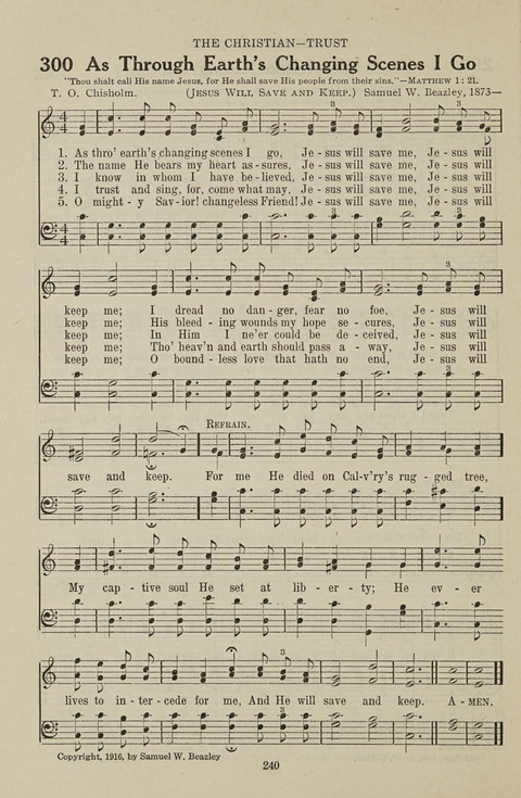 Service Hymnal: with responsive readings, appropriate for all Protestant religious activities page 232