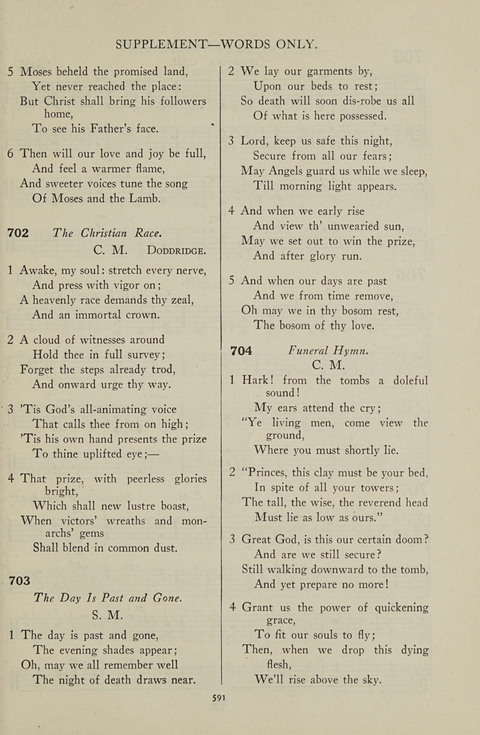 Service Hymnal: with responsive readings, appropriate for all Protestant religious activities page 583