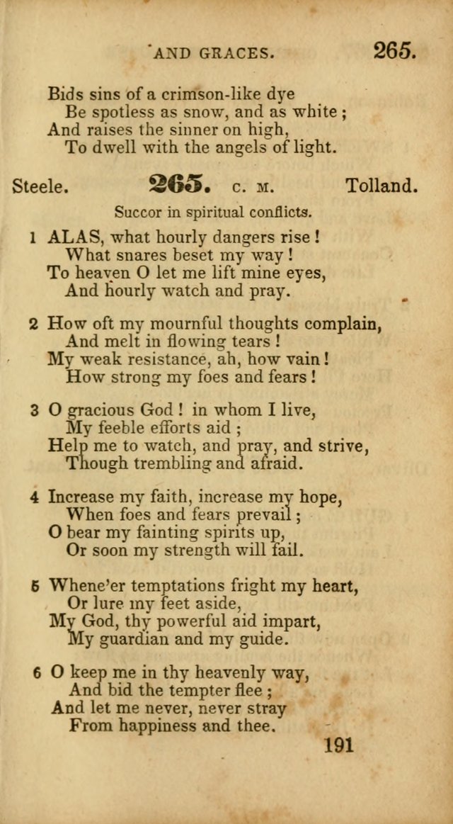 Select Hymns: adapted to the devotional exercises of the Baptist denomination (2nd ed.) page 191
