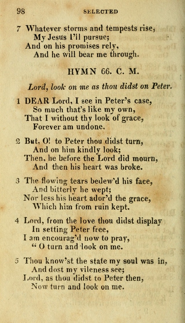 A Selection of Hymns, from the Best Authors page 102