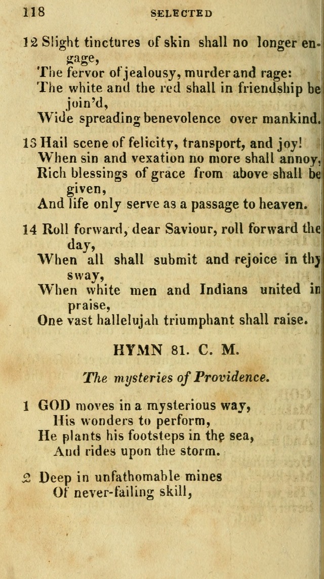 A Selection of Hymns, from the Best Authors page 122