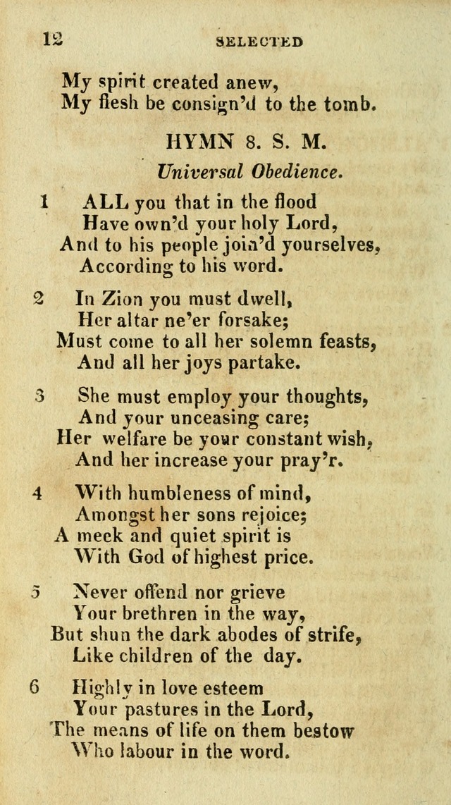 A Selection of Hymns, from the Best Authors page 16