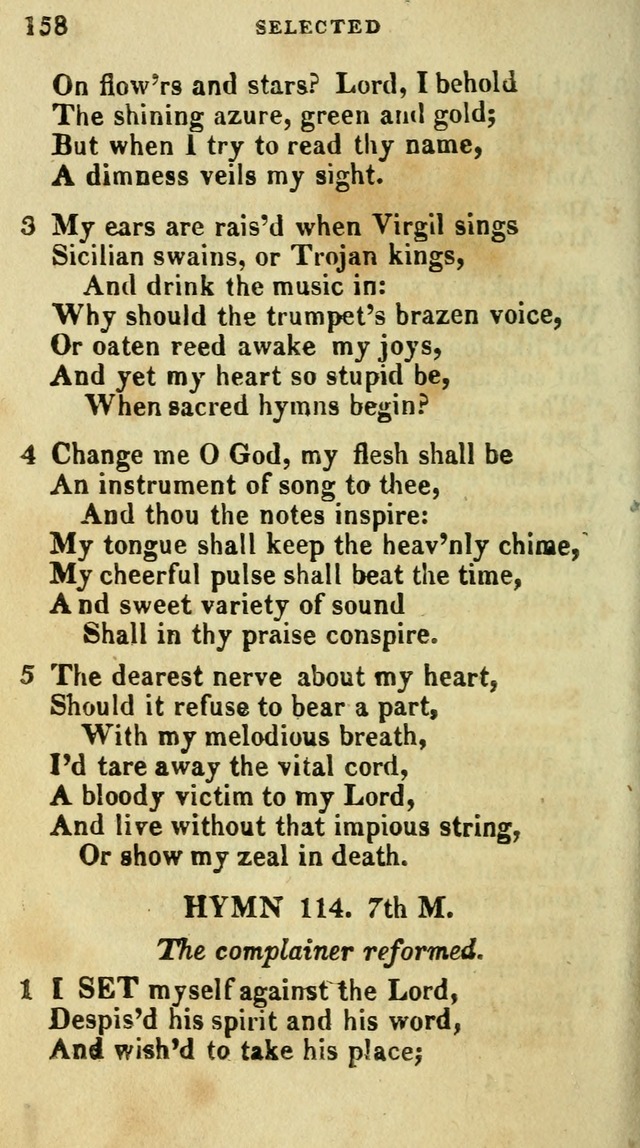 A Selection of Hymns, from the Best Authors page 162