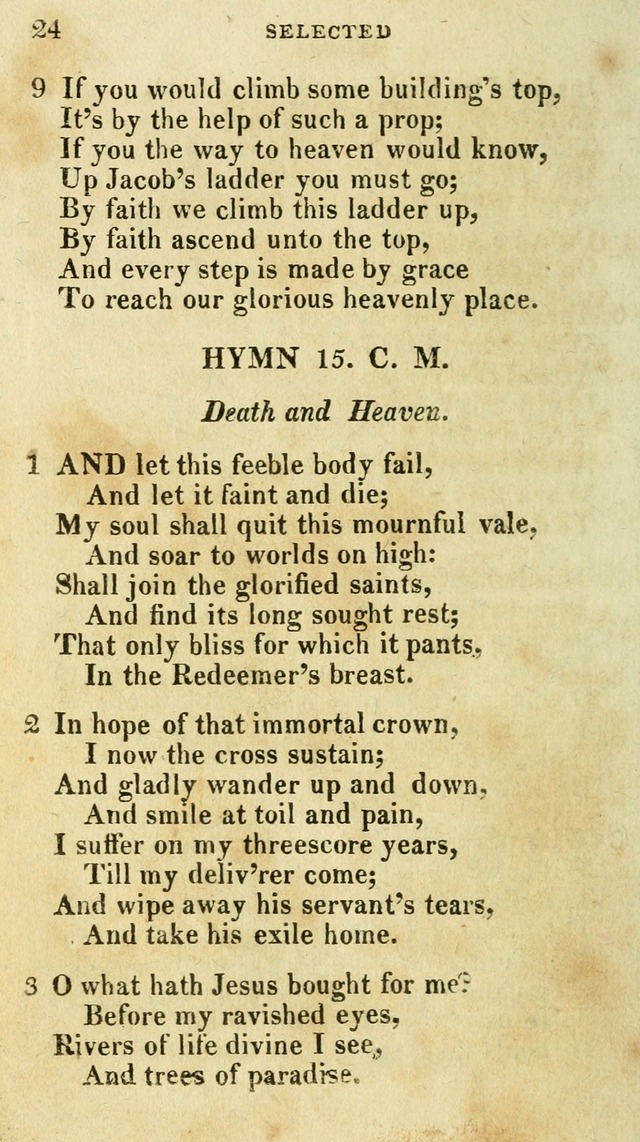 A Selection of Hymns, from the Best Authors page 28
