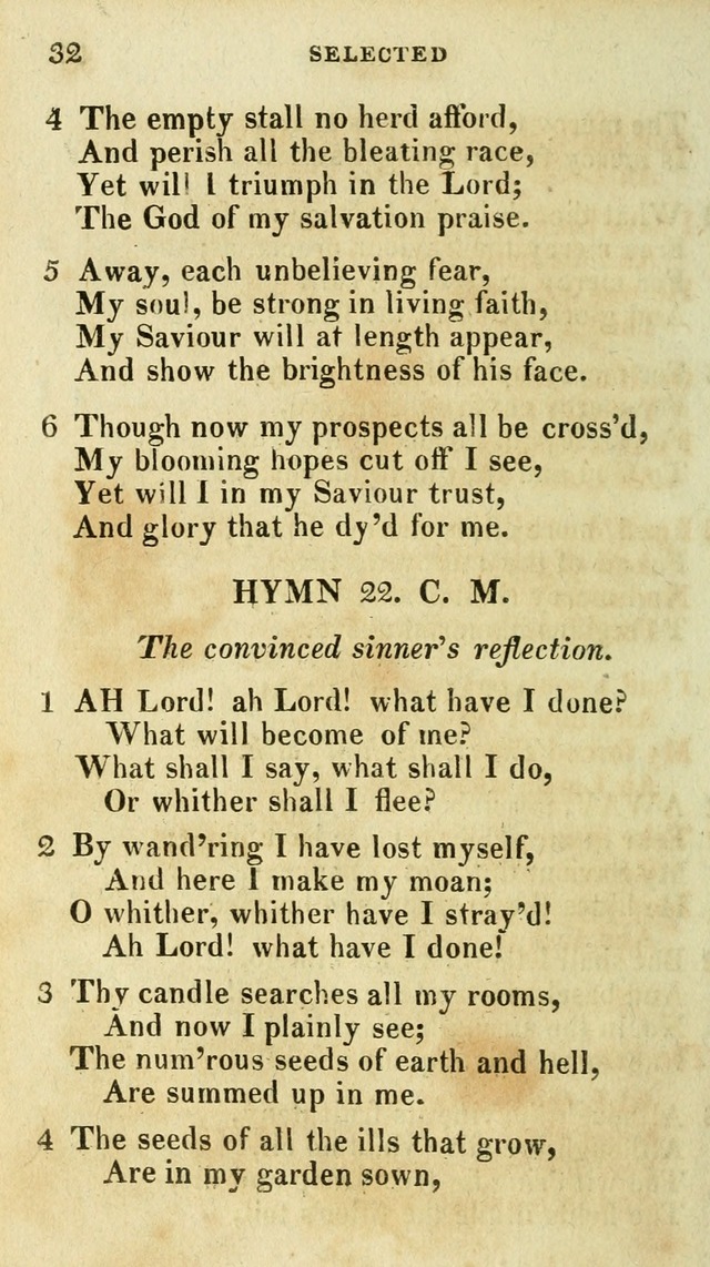 A Selection of Hymns, from the Best Authors page 36
