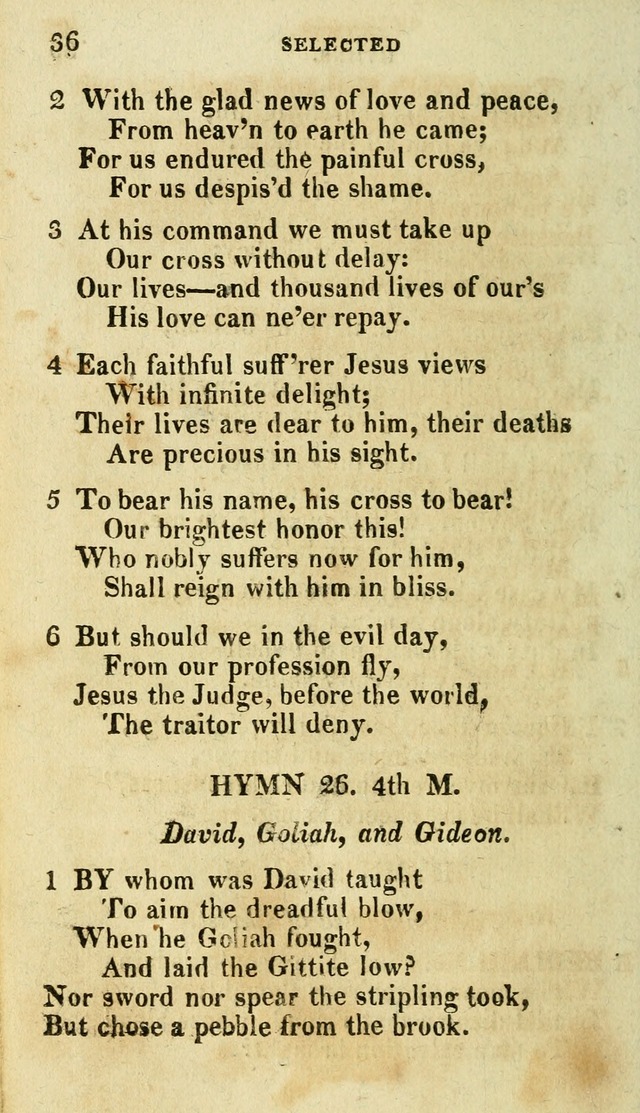 A Selection of Hymns, from the Best Authors page 40