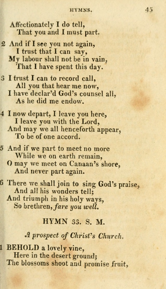 A Selection of Hymns, from the Best Authors page 49