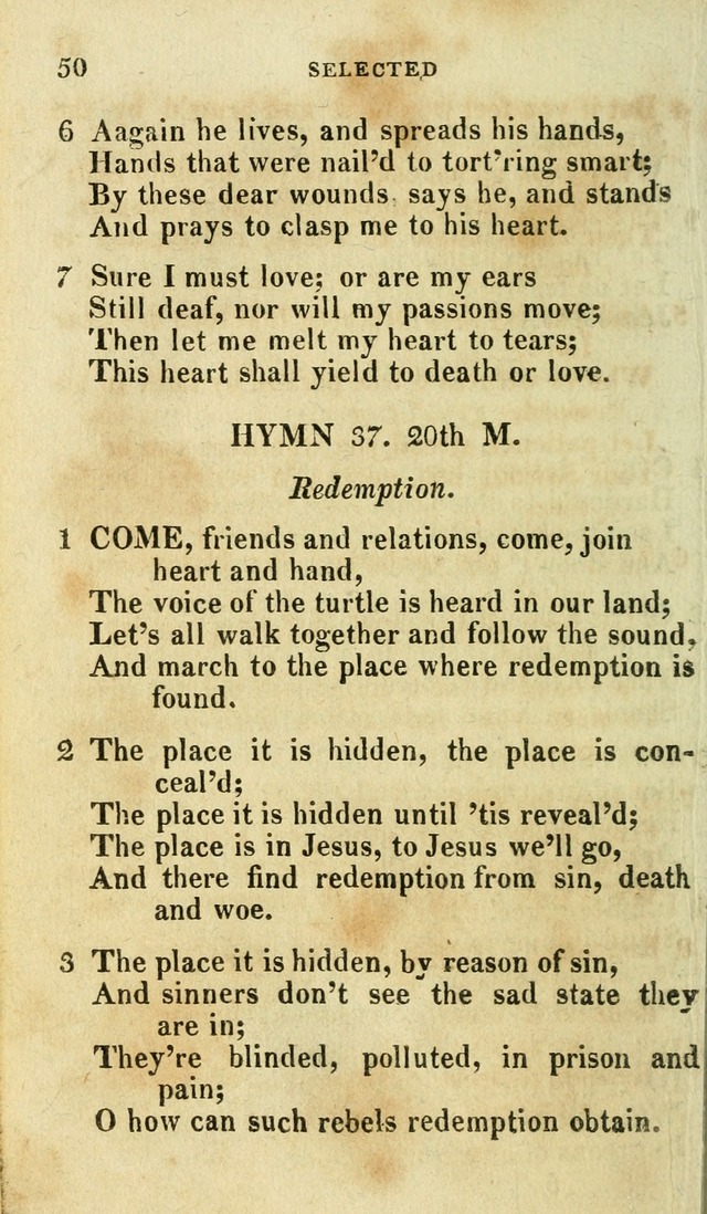 A Selection of Hymns, from the Best Authors page 54