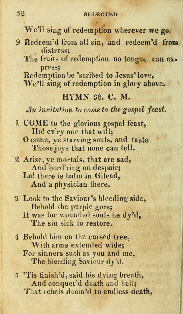 A Selection of Hymns, from the Best Authors page 56