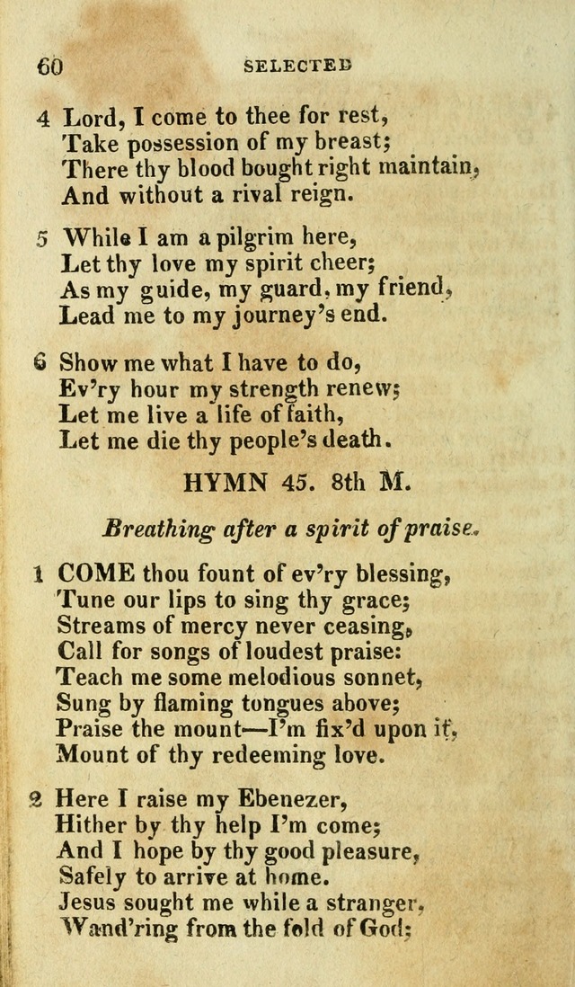 A Selection of Hymns, from the Best Authors page 64