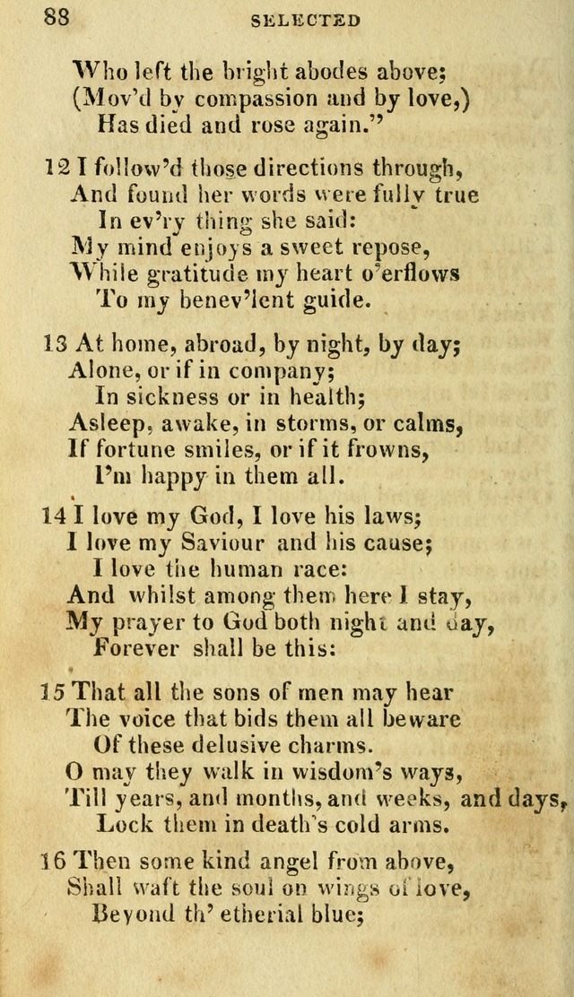 A Selection of Hymns, from the Best Authors page 92