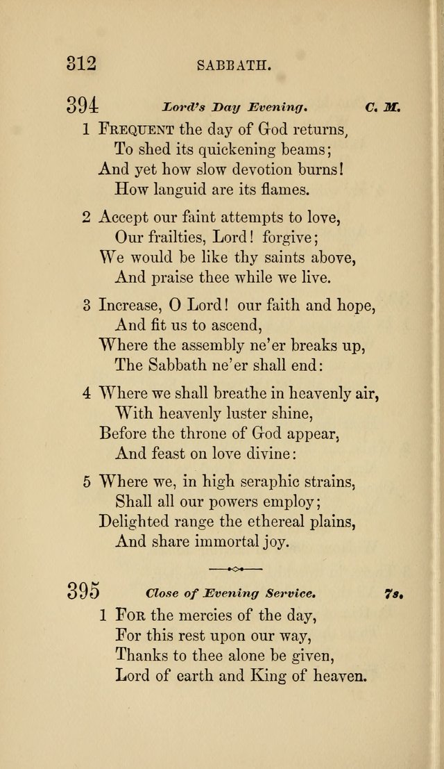 Social Hymn Book: Being the Hymns of the Social Hymn and Tune Book for the Lecture Room, Prayer Meeting, Family, and Congregation (2nd ed.) page 314
