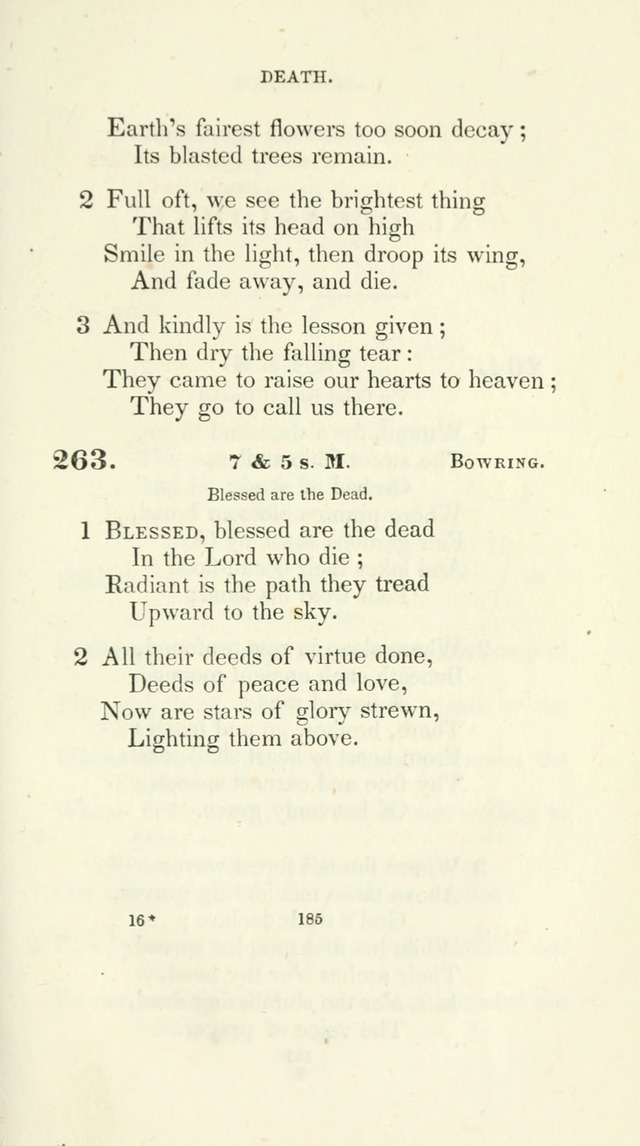 The School Hymn-Book: for normal, high, and grammar schools page 185