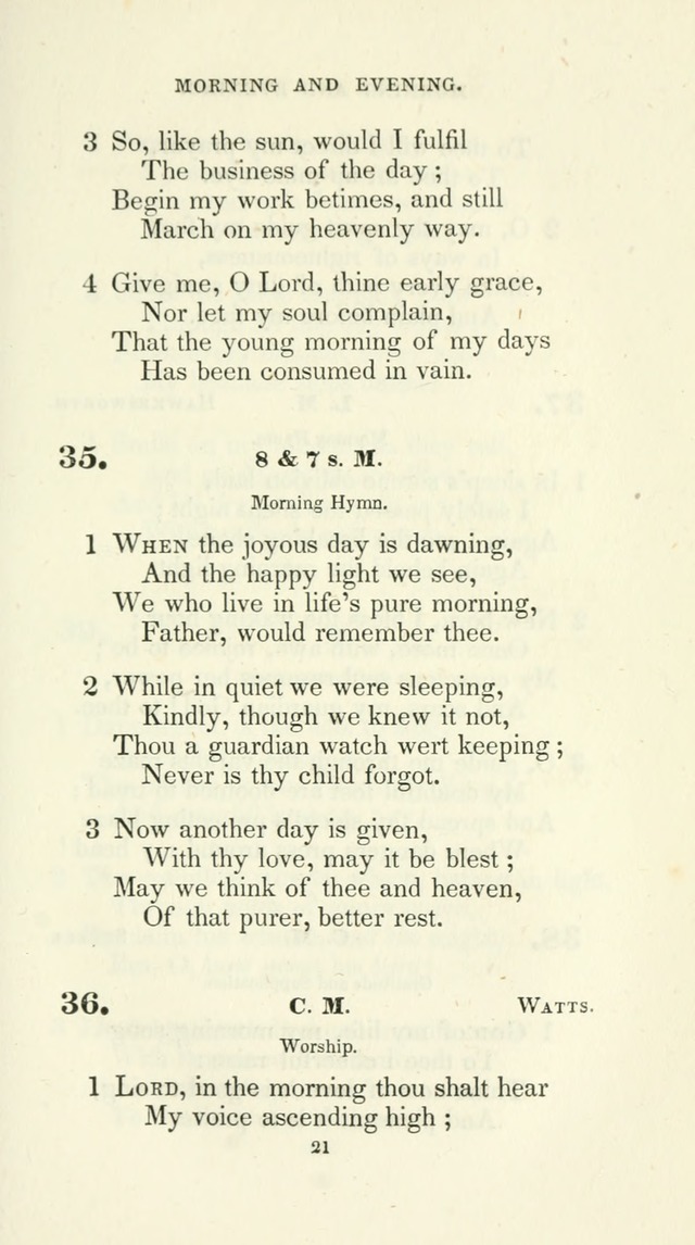 The School Hymn-Book: for normal, high, and grammar schools page 21