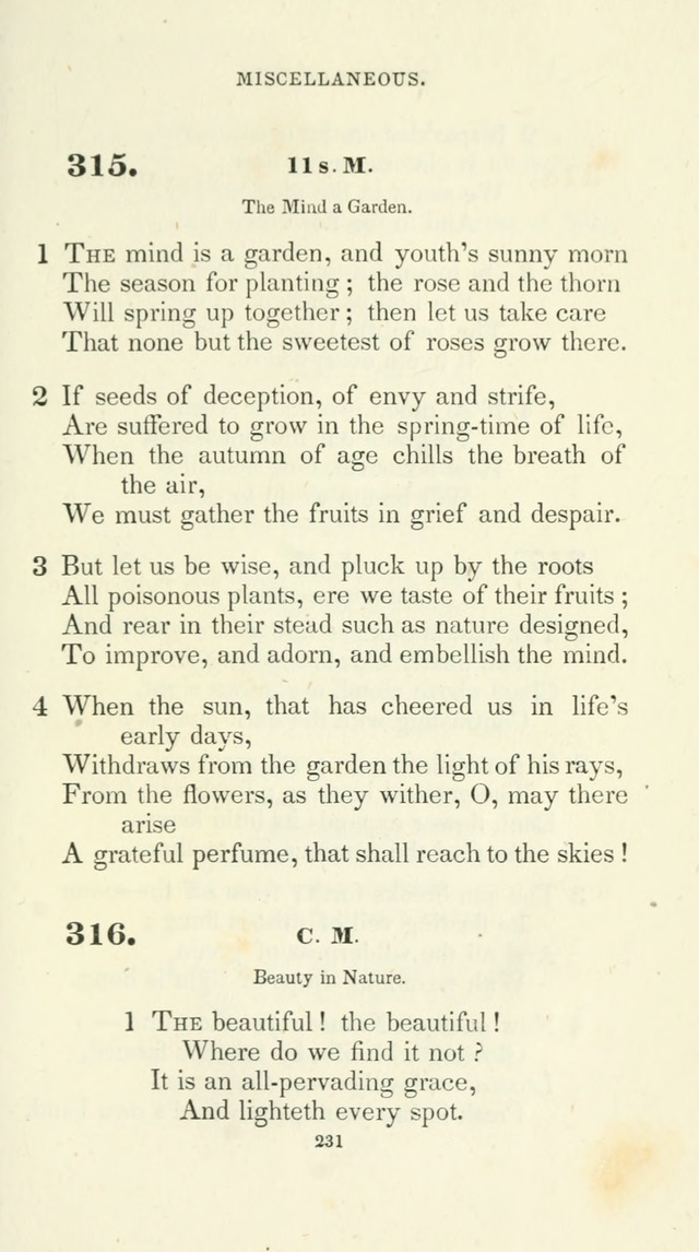 The School Hymn-Book: for normal, high, and grammar schools page 233