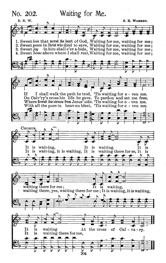 Select Hymns: for Christian worship and general gospel service page 204