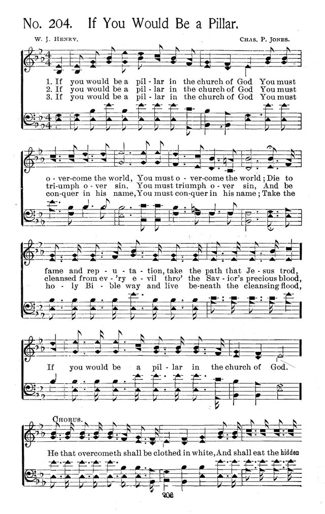Select Hymns: for Christian worship and general gospel service page 206