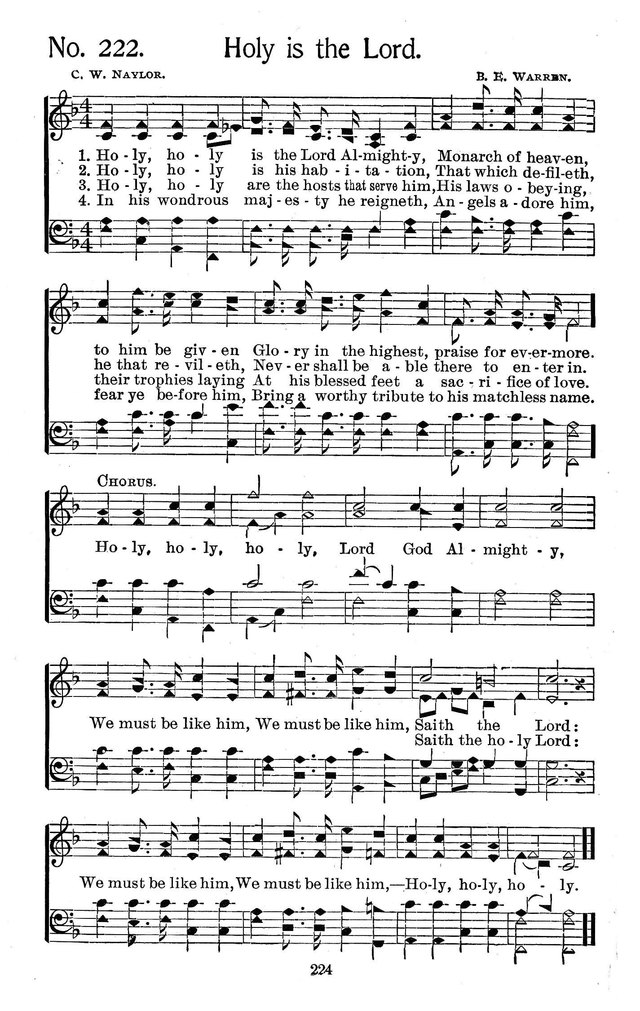 Select Hymns: for Christian worship and general gospel service page 224