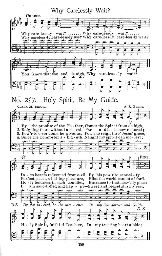 Select Hymns: for Christian worship and general gospel service page 259