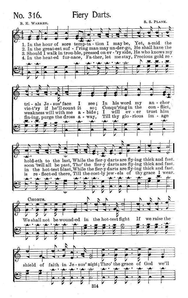 Select Hymns: for Christian worship and general gospel service page 314