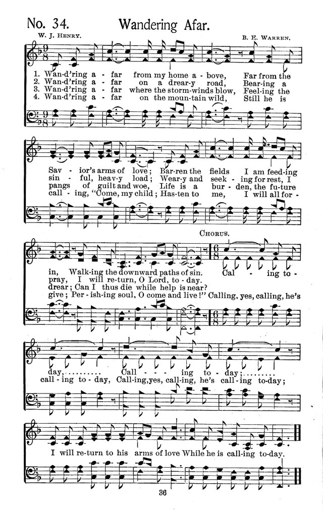 Select Hymns: for Christian worship and general gospel service page 36